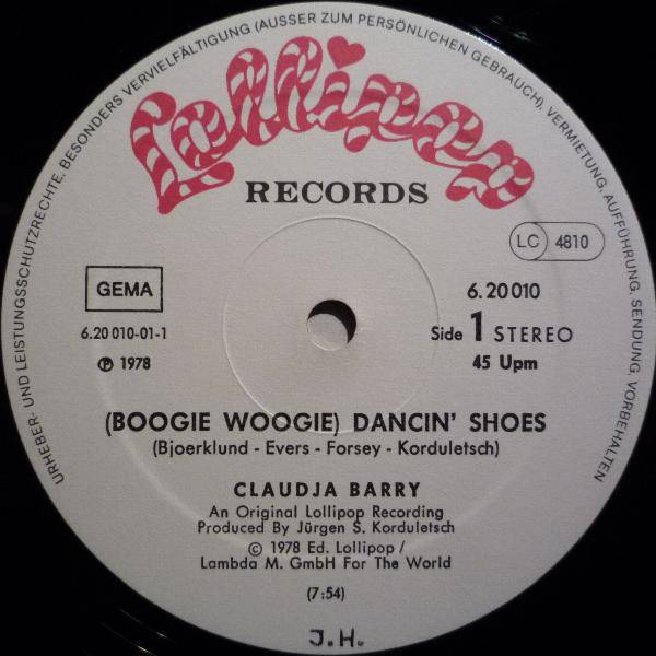 Claudja Barry - (Boogie Woogie) Dancin' Shoes / I Wanna Be Loved By You -  Vinyl at OYE Records