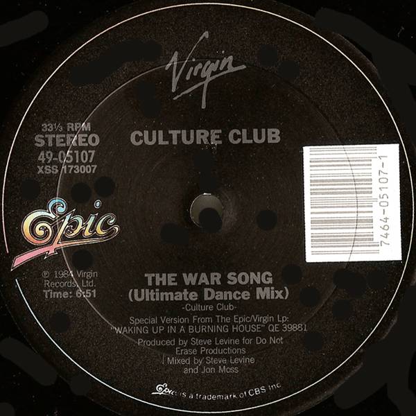 Culture Club - The War Song (Ultimate Dance Mix) - Vinyl at OYE Records
