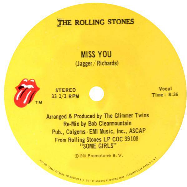 Achteruit Beven Bedreven The Rolling Stones - Hot Stuff / Dance / Miss You - Vinyl at OYE Records